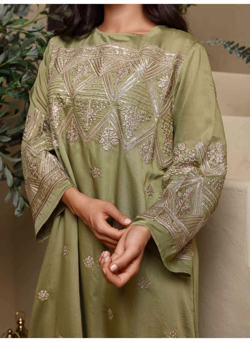 IKKXA IKKXA Inaya Jalabiya IK4029 Green